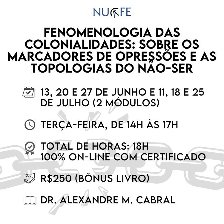 Cartaz de curso realizado pelo Instituto NUCAFE — imagem 34 de 56