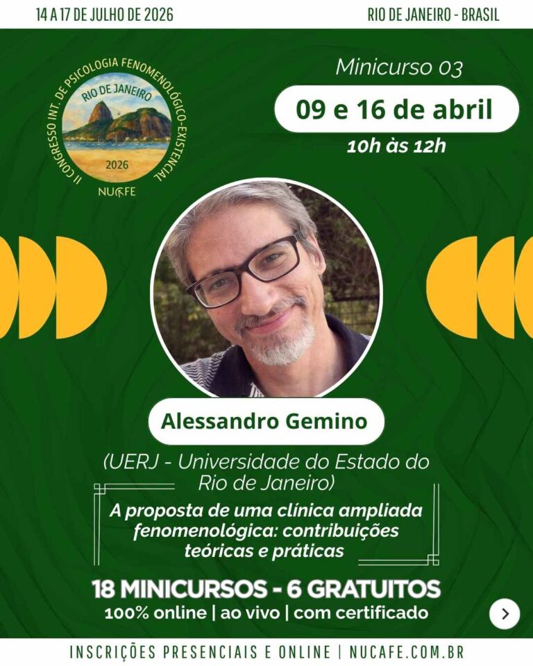 Cartaz 4 do II Congresso Internacional de Psicologia Fenomenológico-Existencial