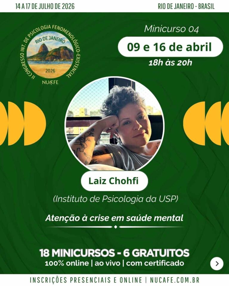 Cartaz 7 do II Congresso Internacional de Psicologia Fenomenológico-Existencial