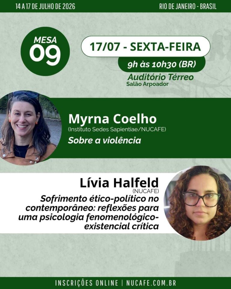 Cartaz 39 do II Congresso Internacional de Psicologia Fenomenológico-Existencial