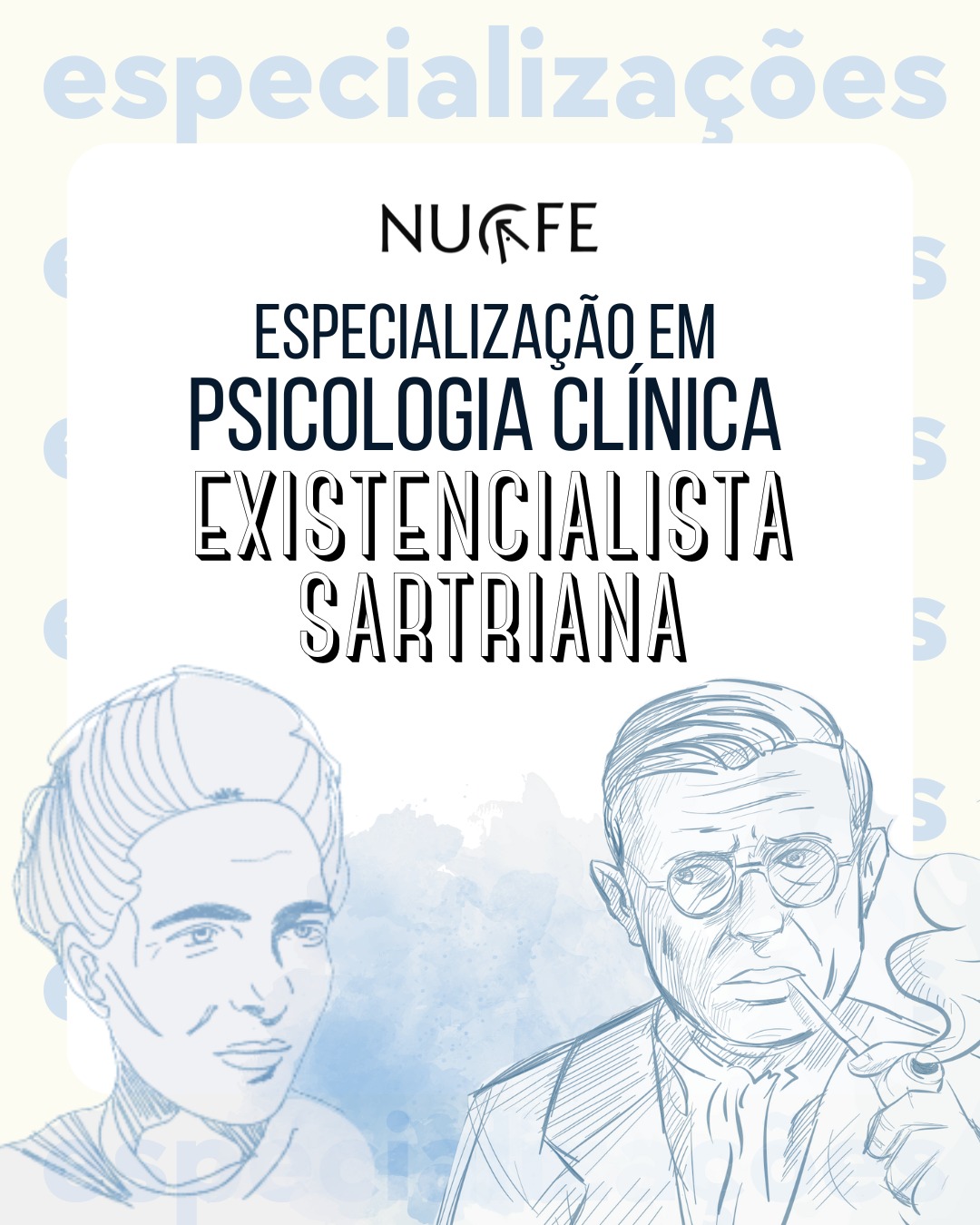 Arte da especialização Psicologia Clínica Existencialista Sartriana