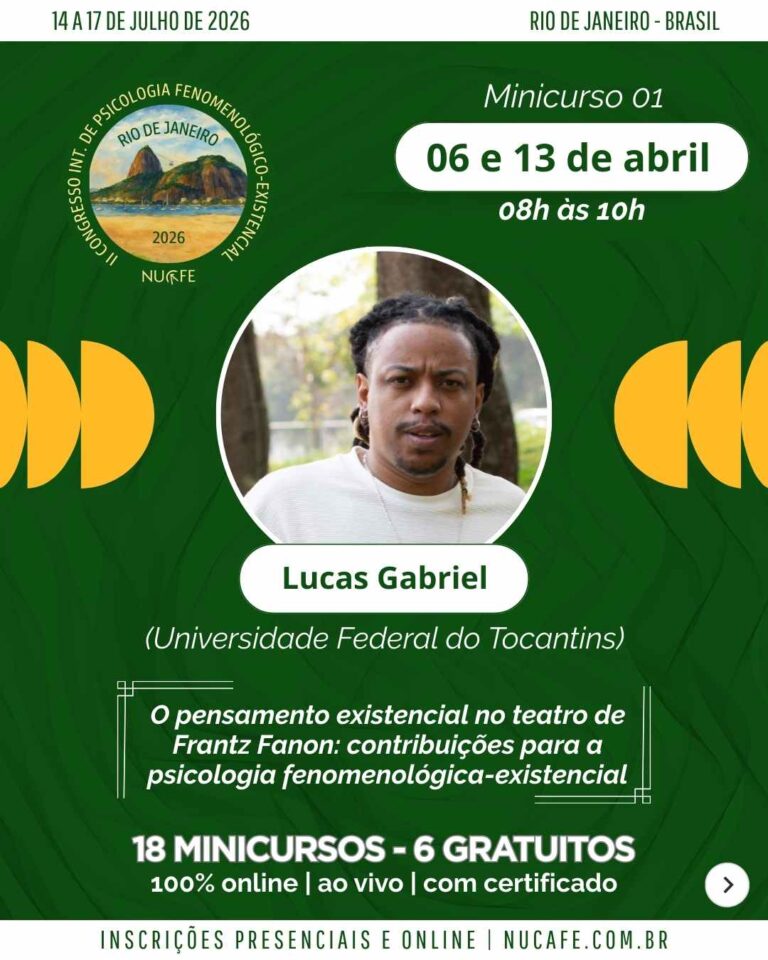 Cartaz 5 do II Congresso Internacional de Psicologia Fenomenológico-Existencial