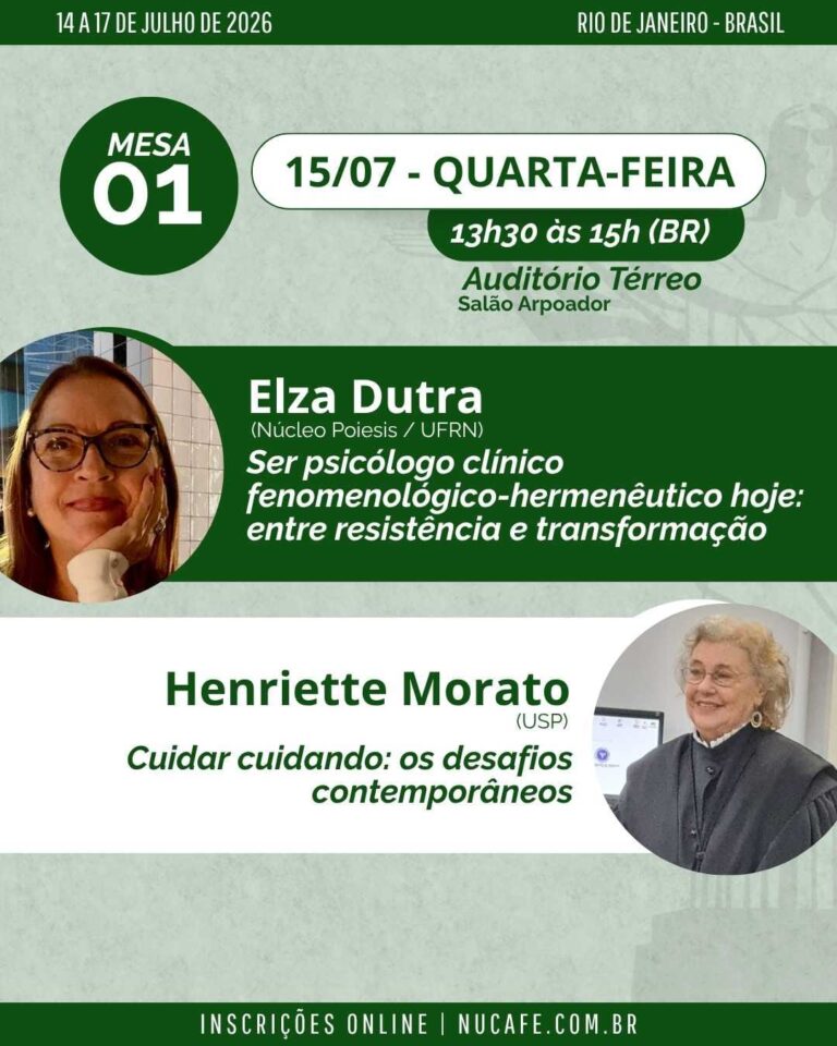 Cartaz 23 do II Congresso Internacional de Psicologia Fenomenológico-Existencial