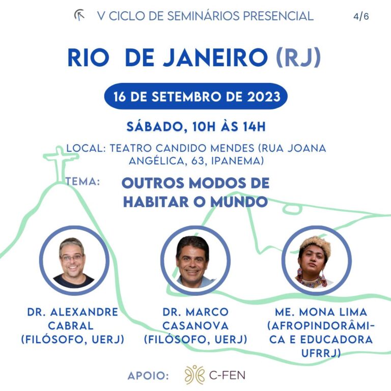 Cartaz 4 do V Ciclo — presencial em quatro estados