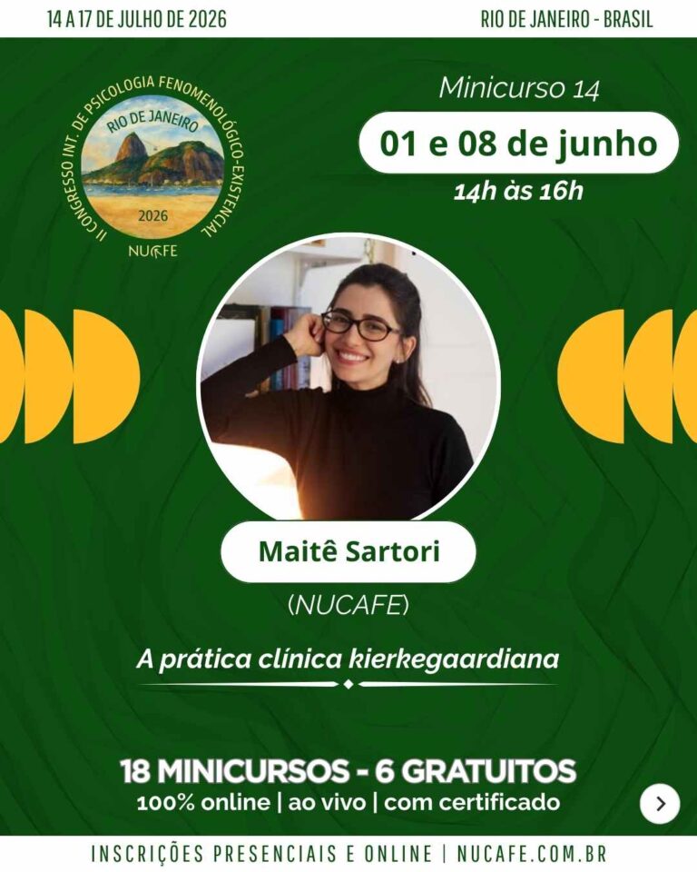 Cartaz 17 do II Congresso Internacional de Psicologia Fenomenológico-Existencial