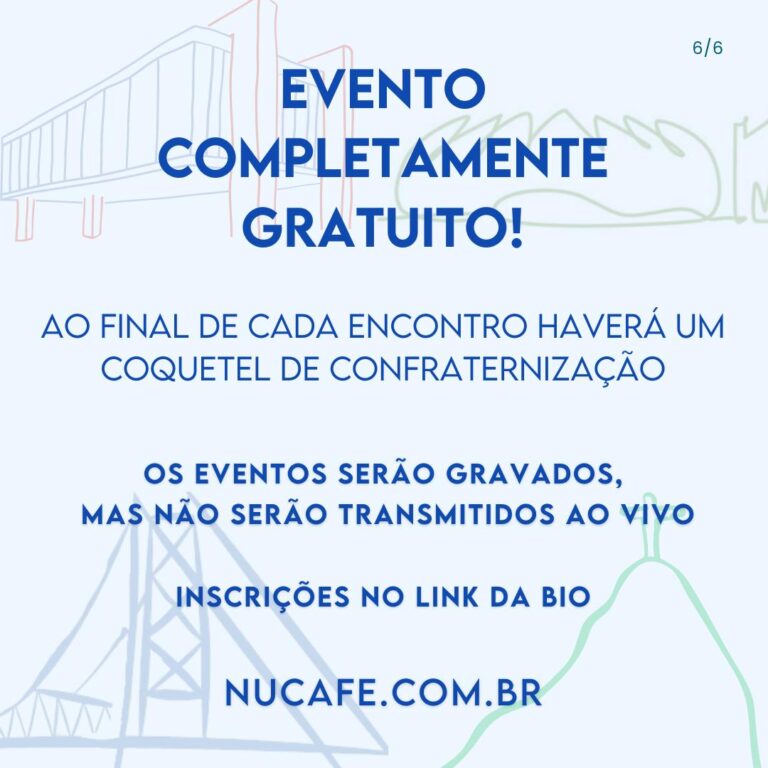 Cartaz 6 do V Ciclo — presencial em quatro estados