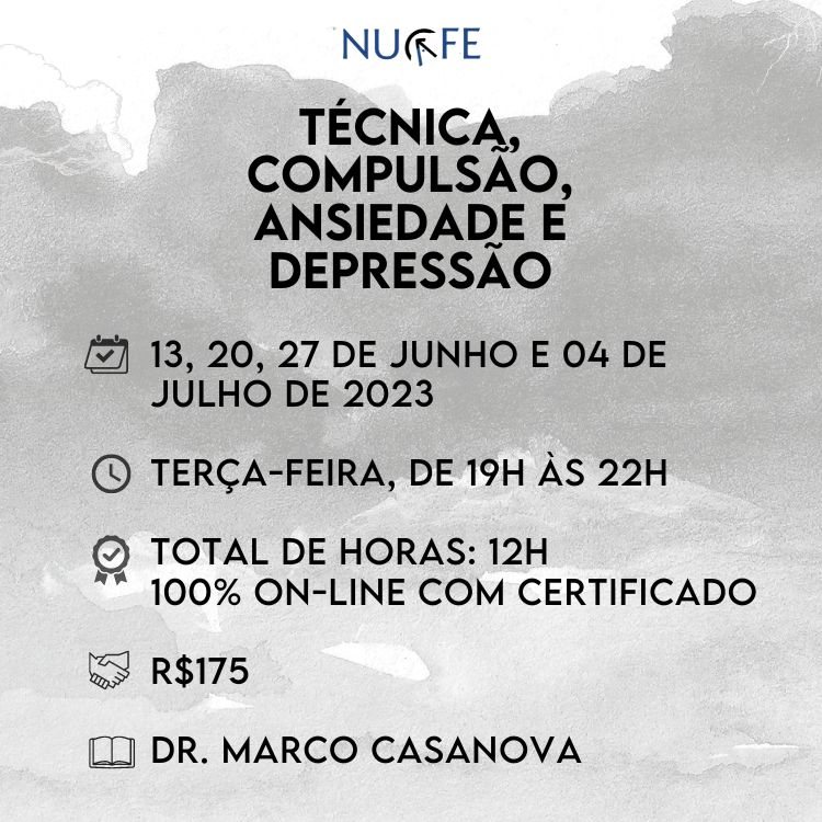 Cartaz de curso realizado pelo Instituto NUCAFE — imagem 29 de 56
