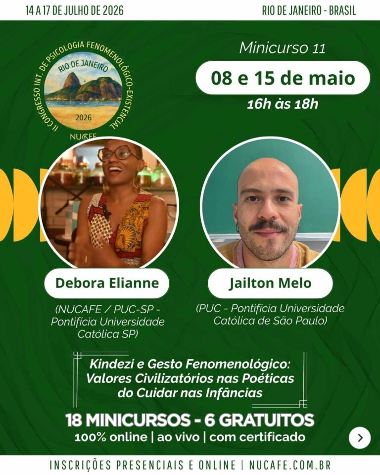 Cartaz 11 do II Congresso Internacional de Psicologia Fenomenológico-Existencial