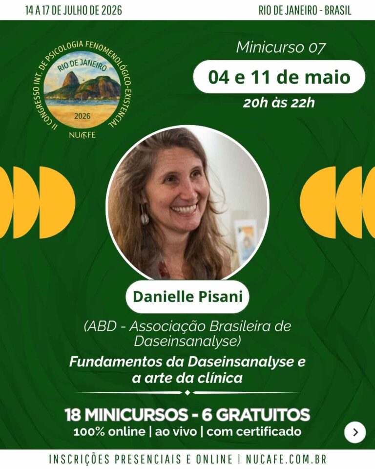 Cartaz 20 do II Congresso Internacional de Psicologia Fenomenológico-Existencial