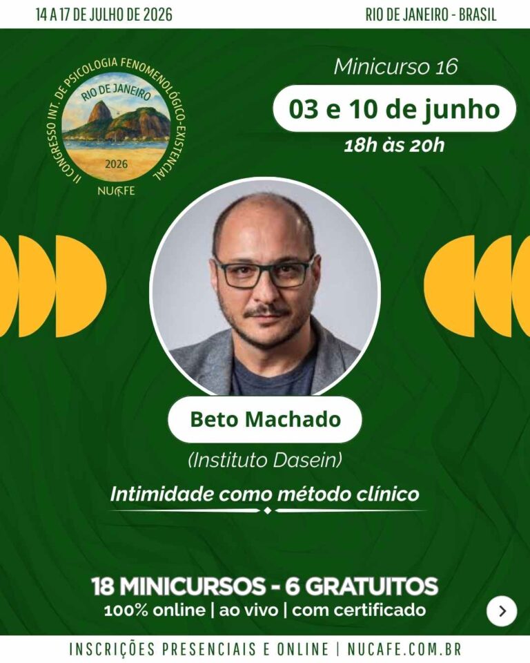Cartaz 16 do II Congresso Internacional de Psicologia Fenomenológico-Existencial