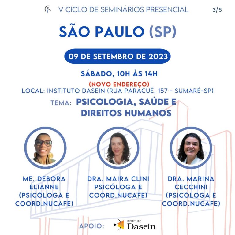 Cartaz 3 do V Ciclo — presencial em quatro estados