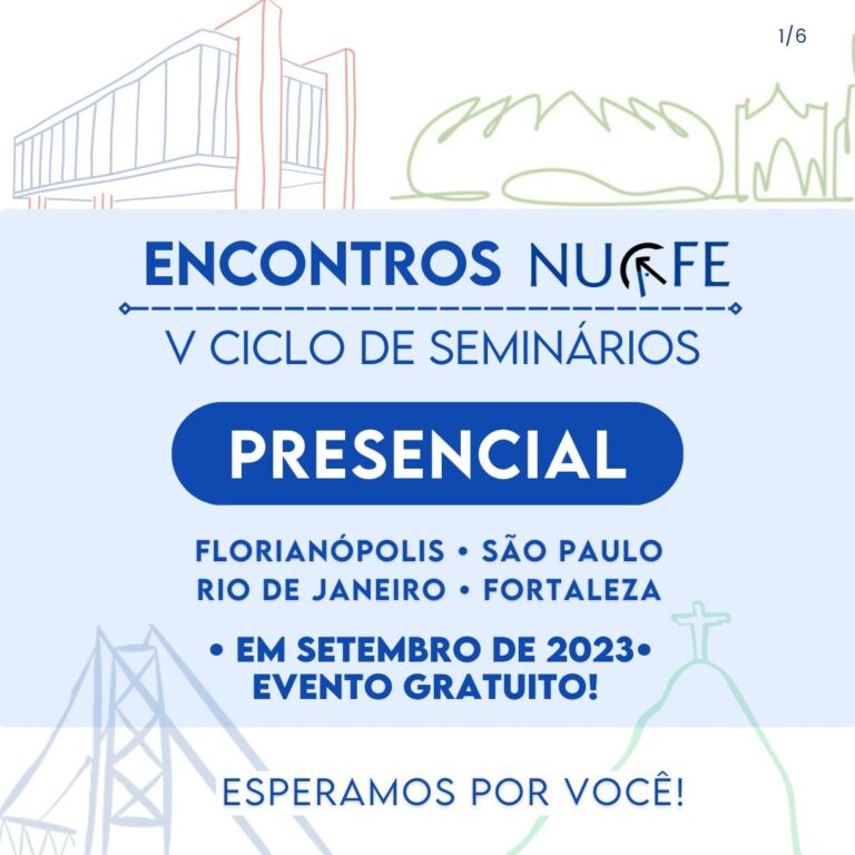 Cartaz 1 do V Ciclo — presencial em quatro estados